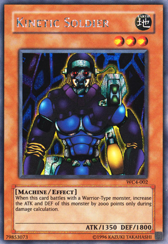 Kinetic Soldier [WC4-002] Secret Rare Yu-Gi-Oh!
