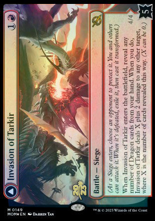 Invasion of Tarkir // Defiant Thundermaw [March of the Machine Prerelease Promos] Magic: The Gathering