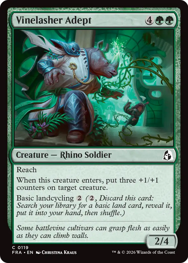 Vinelasher Adept [Reality Fracture] Magic: The Gathering