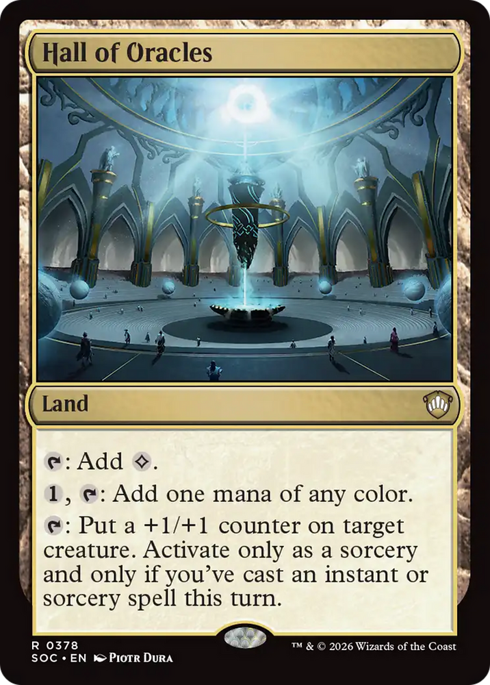 Hall of Oracles [Secrets of Strixhaven Commander] Magic: The Gathering