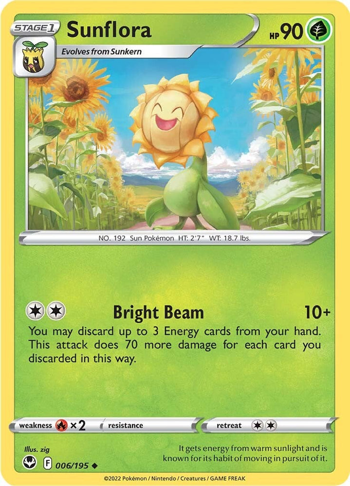 Sunflora (006/195) [Sword & Shield: Silver Tempest] Pokémon