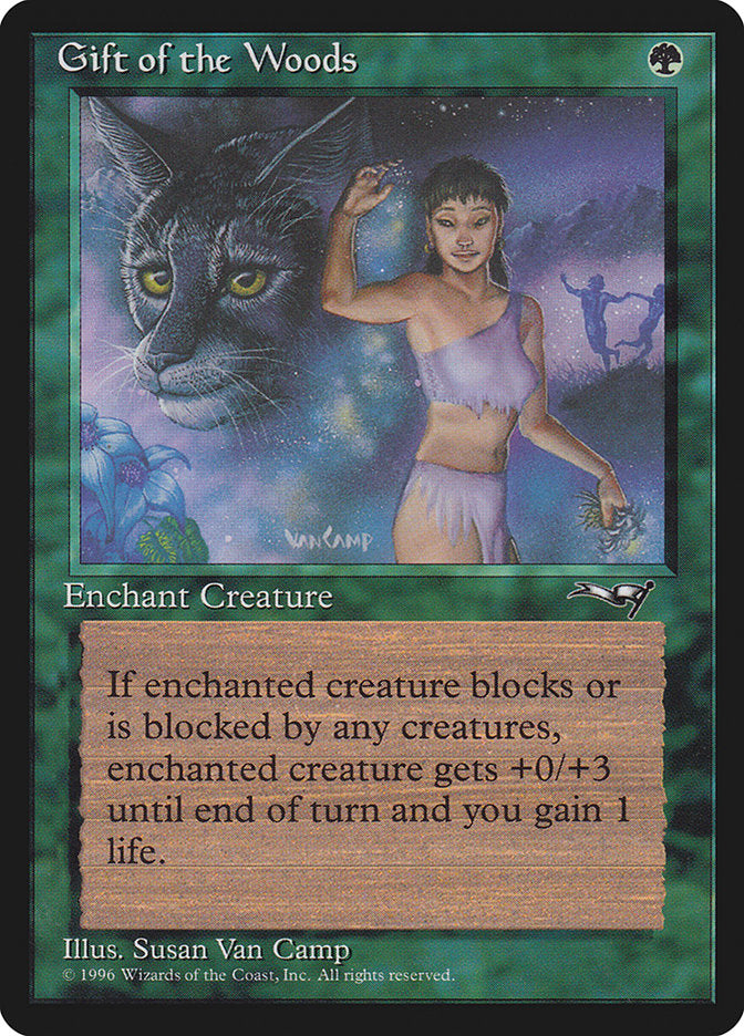 Gift of the Woods (Cat) [Alliances] Magic: The Gathering