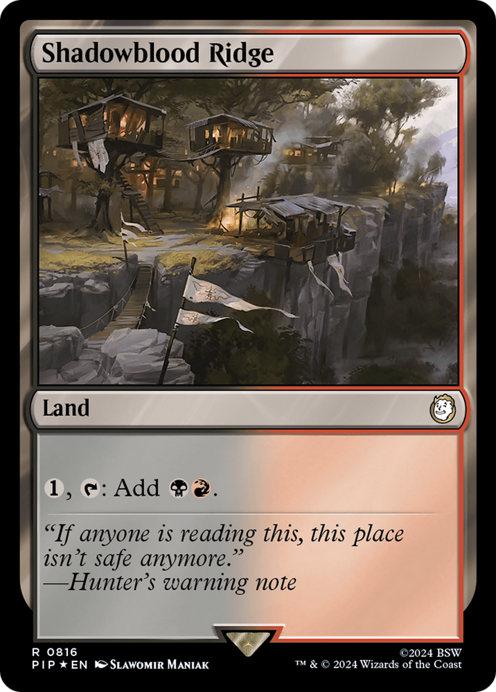 Shadowblood Ridge (Surge Foil) [Fallout] Magic: The Gathering