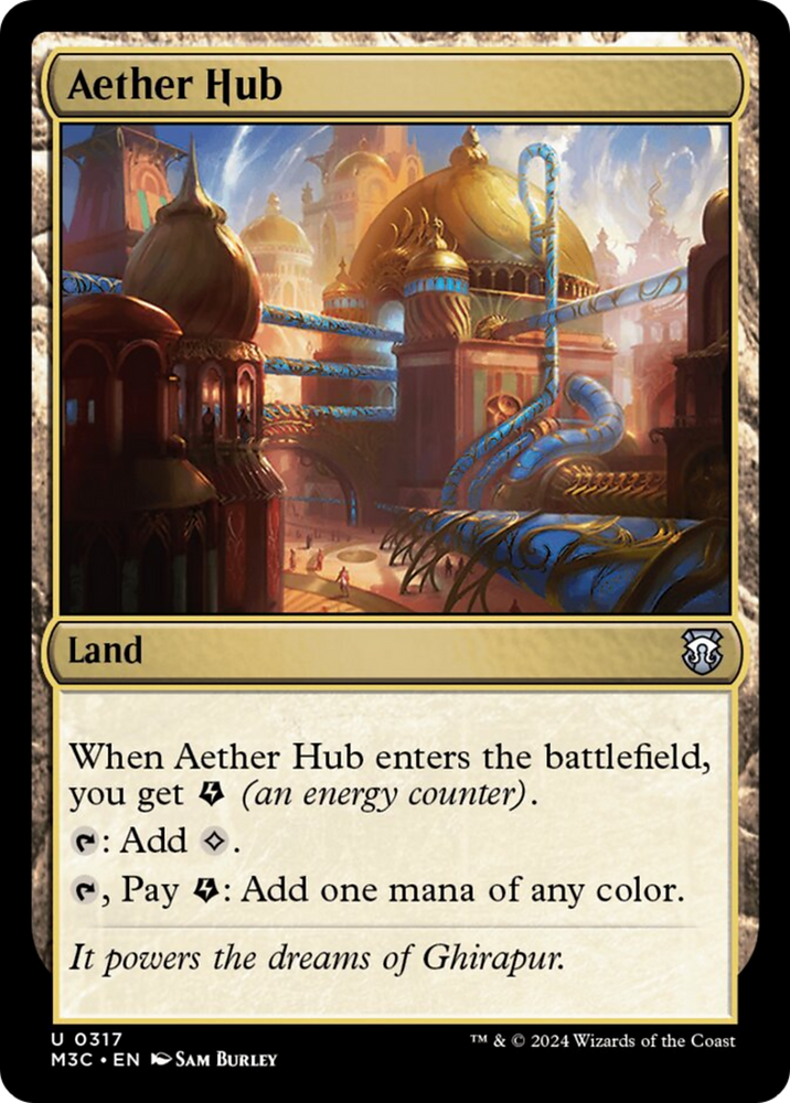Aether Hub [Modern Horizons 3 Commander] Magic: The Gathering