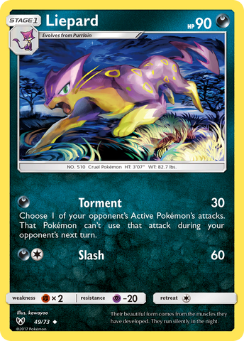 Liepard (49/73) [Sun & Moon: Shining Legends] Pokémon