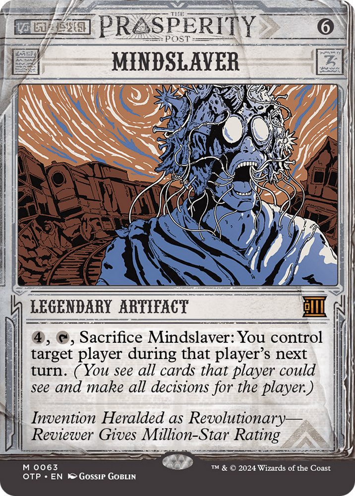 Mindslaver [Outlaws of Thunder Junction: Breaking News] Magic: The Gathering