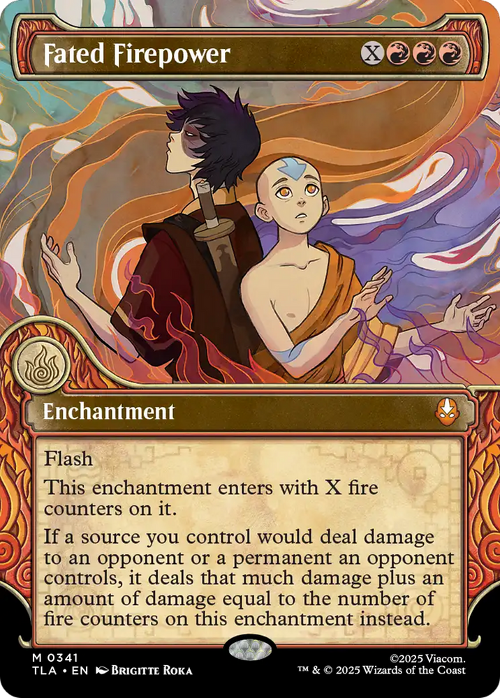 Fated Firepower (Showcase) [Avatar: The Last Airbender] Magic: The Gathering