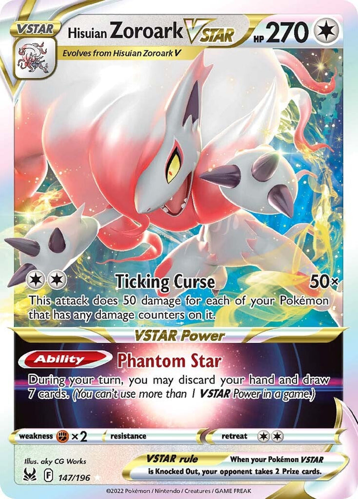 Hisuian Zoroark VSTAR (147/196) [Sword & Shield: Lost Origin] Pokémon