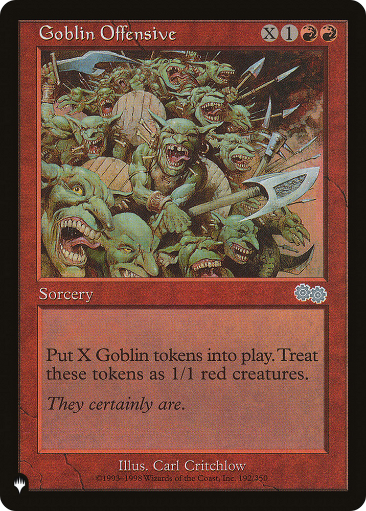 Goblin Offensive [The List] Magic: The Gathering