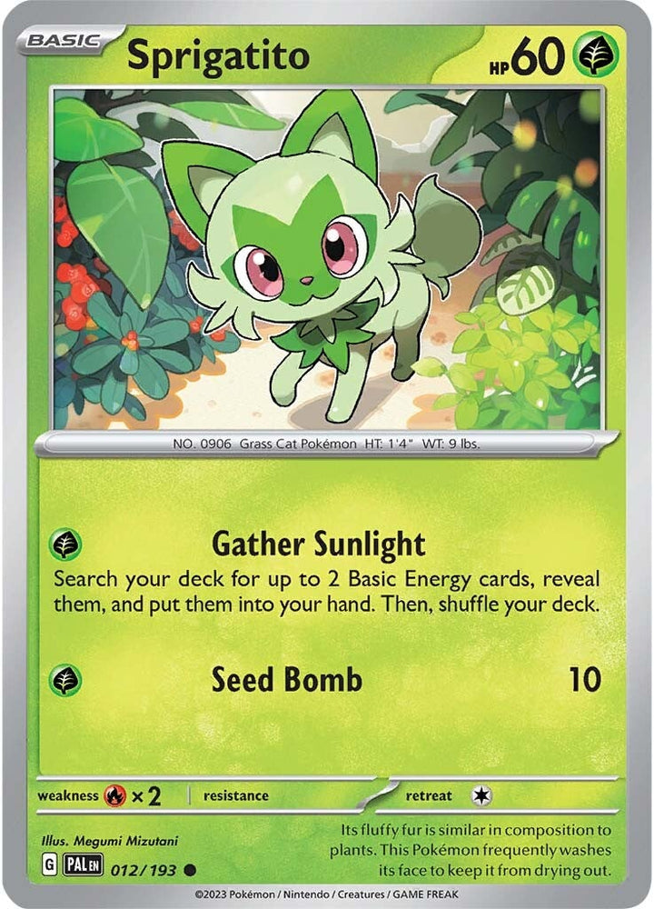 Sprigatito (012/193) [Scarlet & Violet: Paldea Evolved] Pokémon