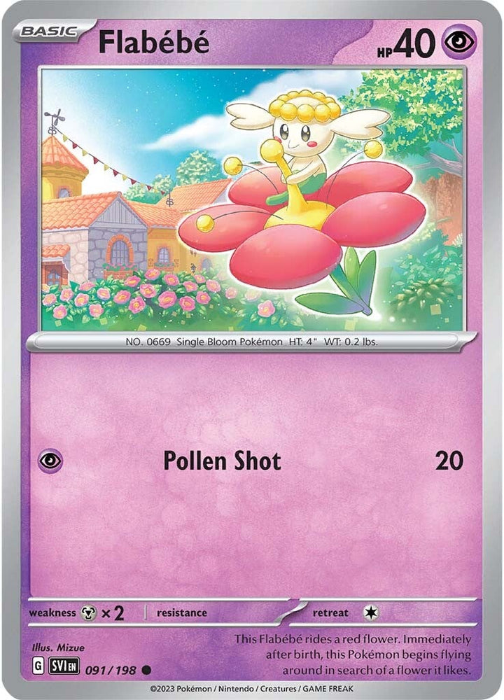 Flabebe (091/198) [Scarlet & Violet: Base Set] Pokémon