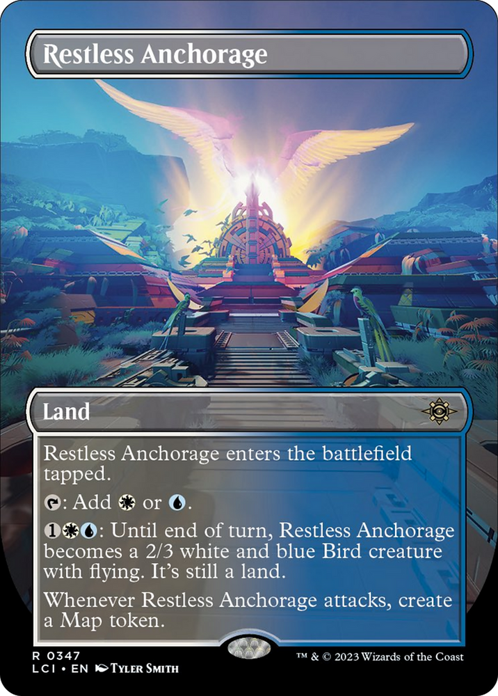 Restless Anchorage (Borderless) [The Lost Caverns of Ixalan] Magic: The Gathering