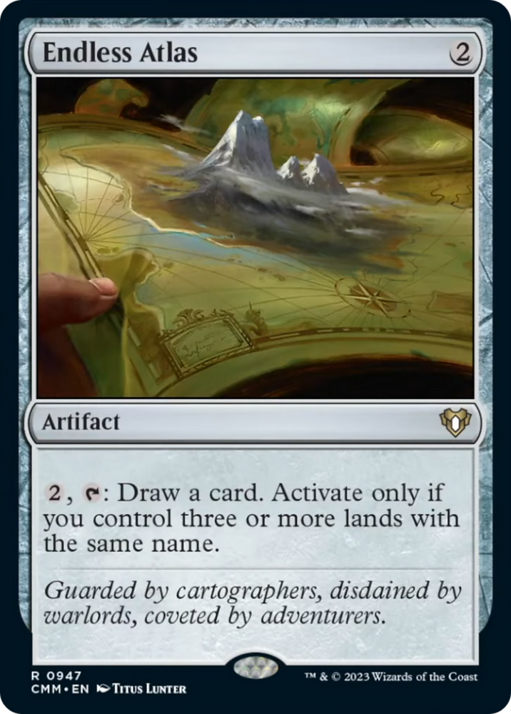 Endless Atlas [Commander Masters] Magic: The Gathering