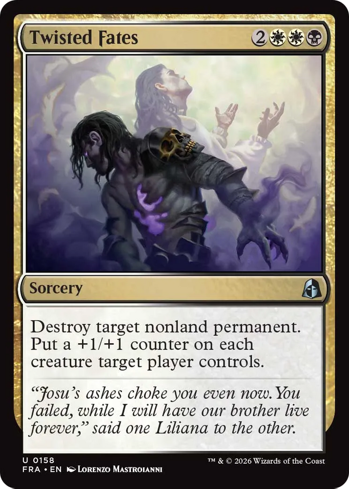 Twisted Fates [Reality Fracture] Magic: The Gathering