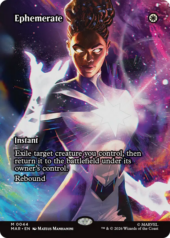 Ephemerate (Borderless) [Marvel Universe: Eternal-Legal] Magic: The Gathering