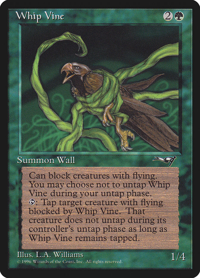 Whip Vine (Holding Bird) [Alliances] Magic: The Gathering