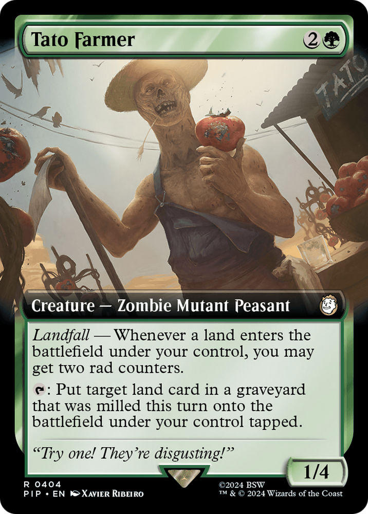 Tato Farmer (Extended Art) [Fallout] Magic: The Gathering