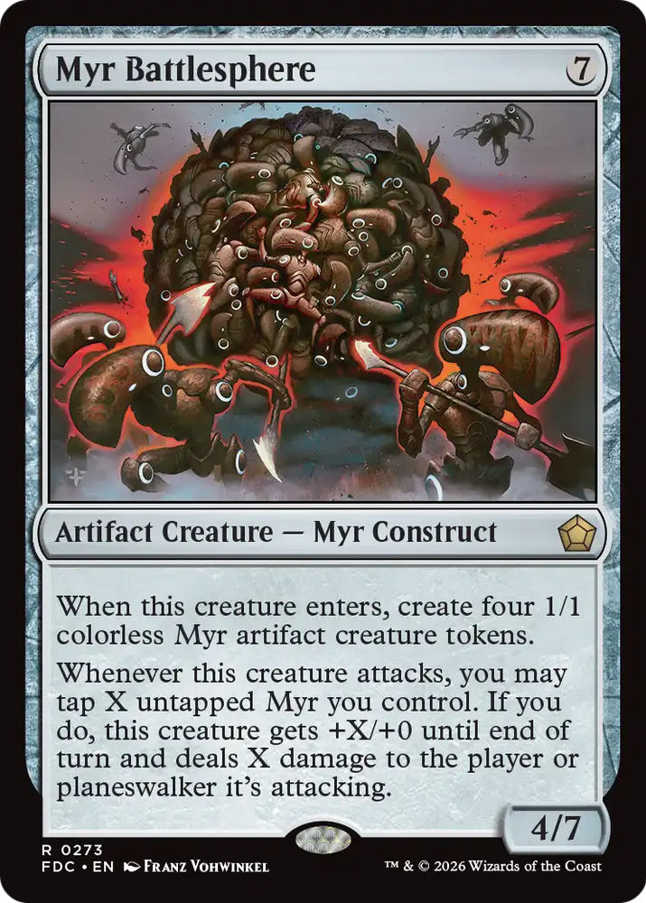 Myr Battlesphere [Foundations Commander] Magic: The Gathering