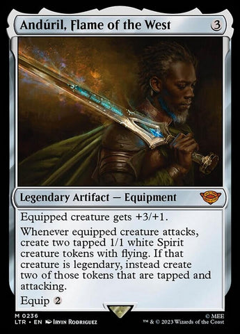 Anduril, Flame of the West [The Lord of the Rings: Tales of Middle-Earth] Magic: The Gathering