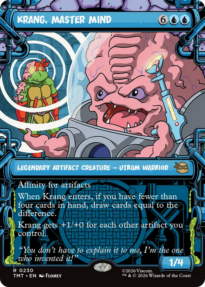 Krang, Master Mind (Showcase) [Teenage Mutant Ninja Turtles] Magic: The Gathering