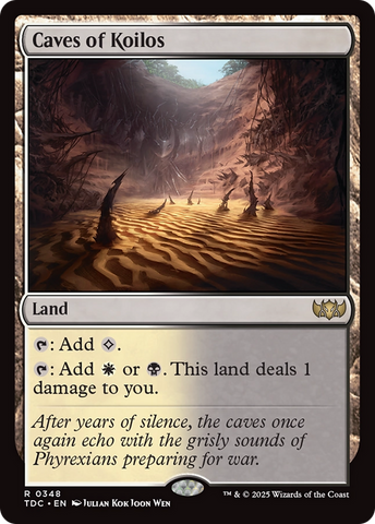 Caves of Koilos [Tarkir: Dragonstorm Commander] Magic: The Gathering