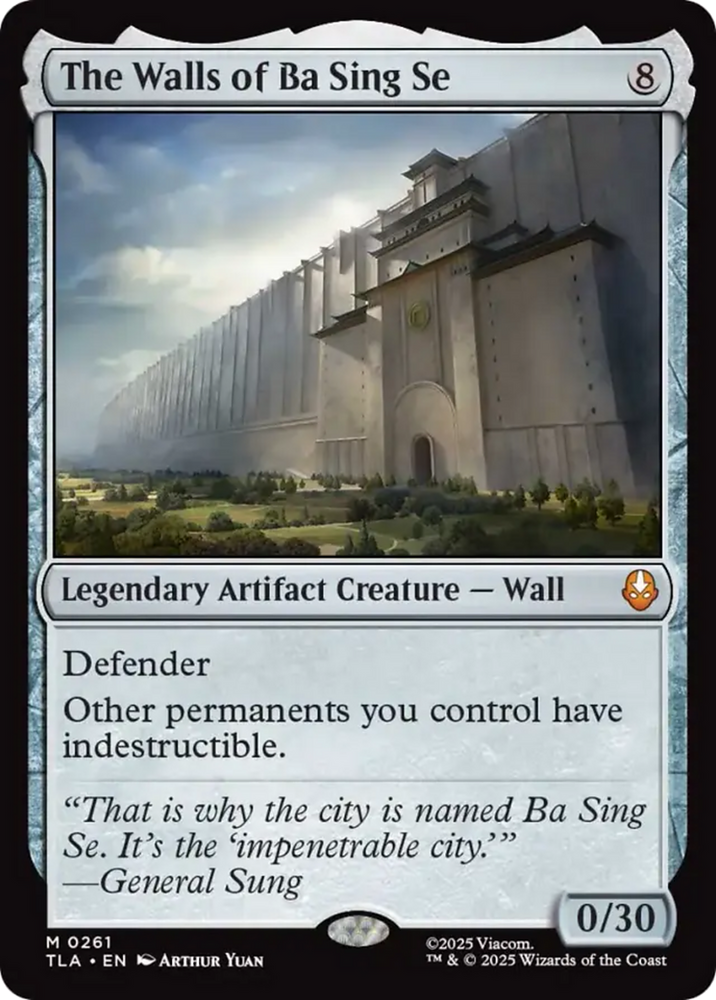 The Walls of Ba Sing Se [Avatar: The Last Airbender] Magic: The Gathering