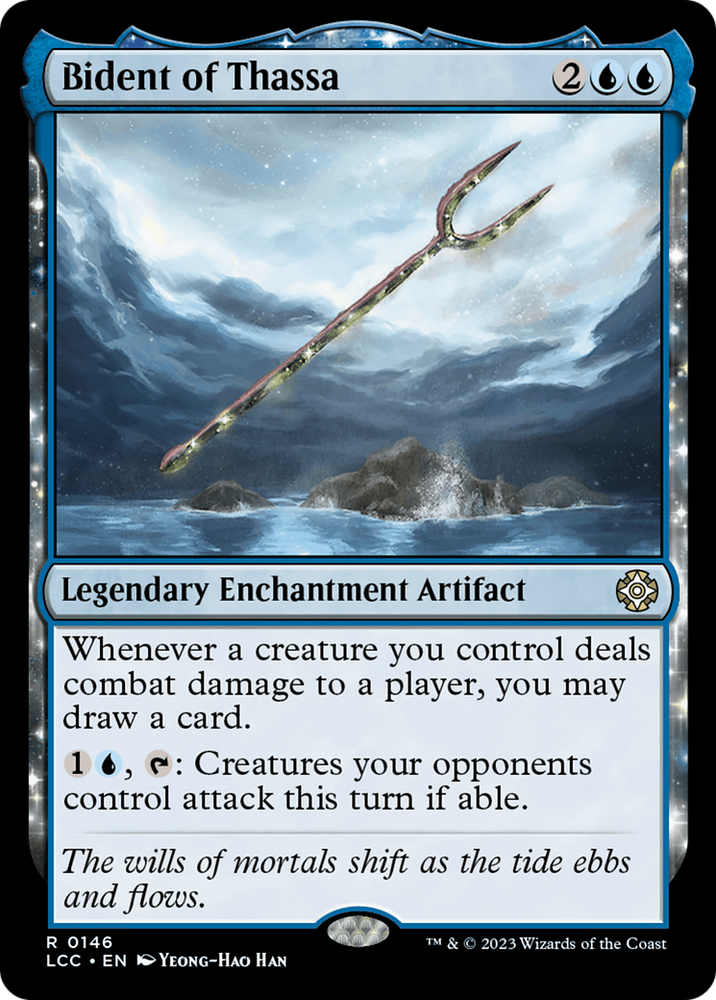 Bident of Thassa [The Lost Caverns of Ixalan Commander] Magic: The Gathering