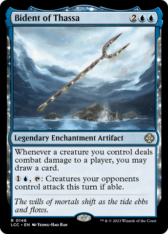 Bident of Thassa [The Lost Caverns of Ixalan Commander] Magic: The Gathering