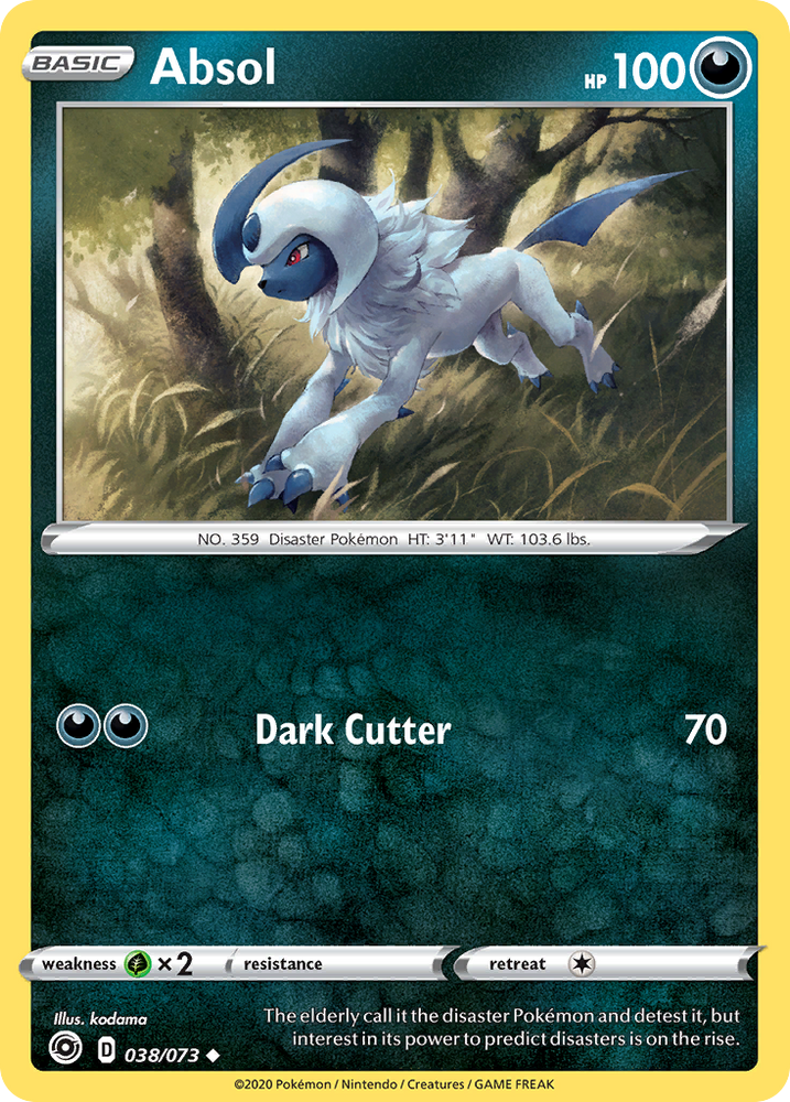 Absol (038/073) [Sword & Shield: Champion's Path] Pokémon