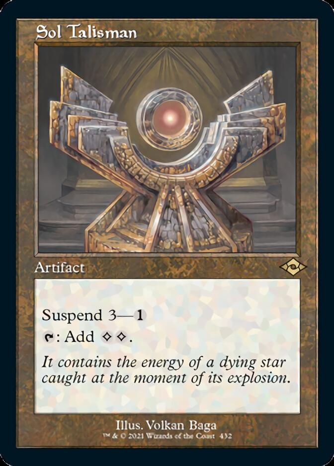 Sol Talisman (Retro Foil Etched) [Modern Horizons 2] Magic: The Gathering