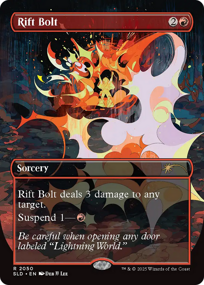 Rift Bolt (2050) (Rainbow Foil) [Secret Lair Drop Series] Magic: The Gathering