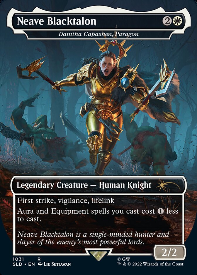 Neave Blacktalon - Danitha Capashen, Paragon (Borderless) [Secret Lair Drop Series] Magic: The Gathering