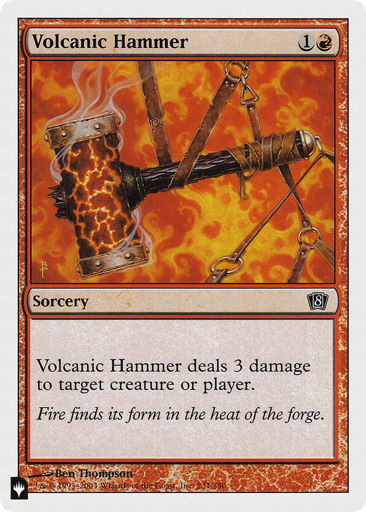 Volcanic Hammer [The List] Magic: The Gathering