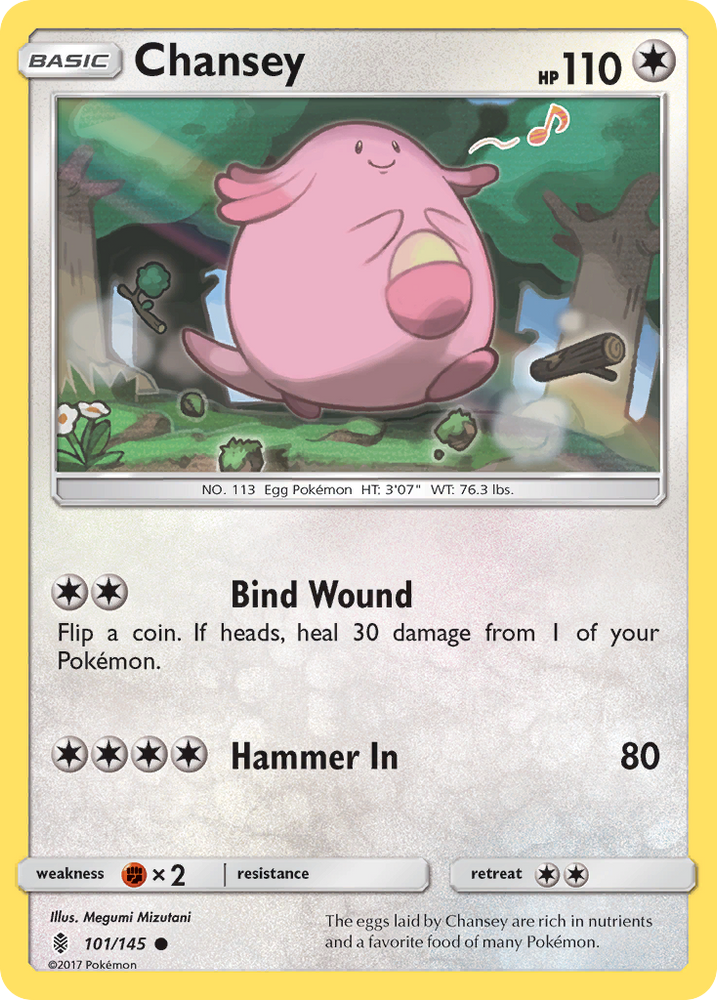 Chansey (101/145) [Sun & Moon: Guardians Rising] Pokémon