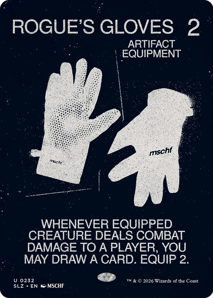 Rogue's Gloves (0232) [Secret Lair x MSCHF: The Zeta Set] Magic: The Gathering