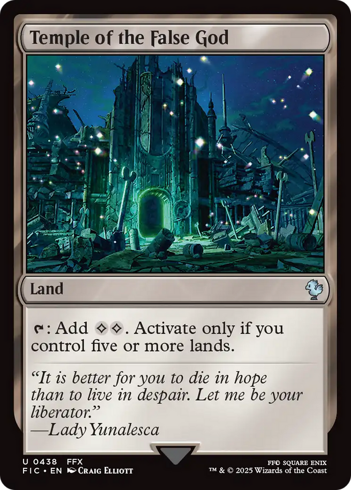 Temple of the False God [FINAL FANTASY Commander] Magic: The Gathering