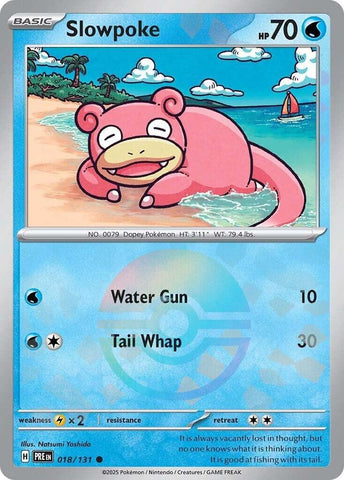 Slowpoke (018/131) (Poke Ball Pattern) [Scarlet & Violet: Prismatic Evolutions] Pokémon