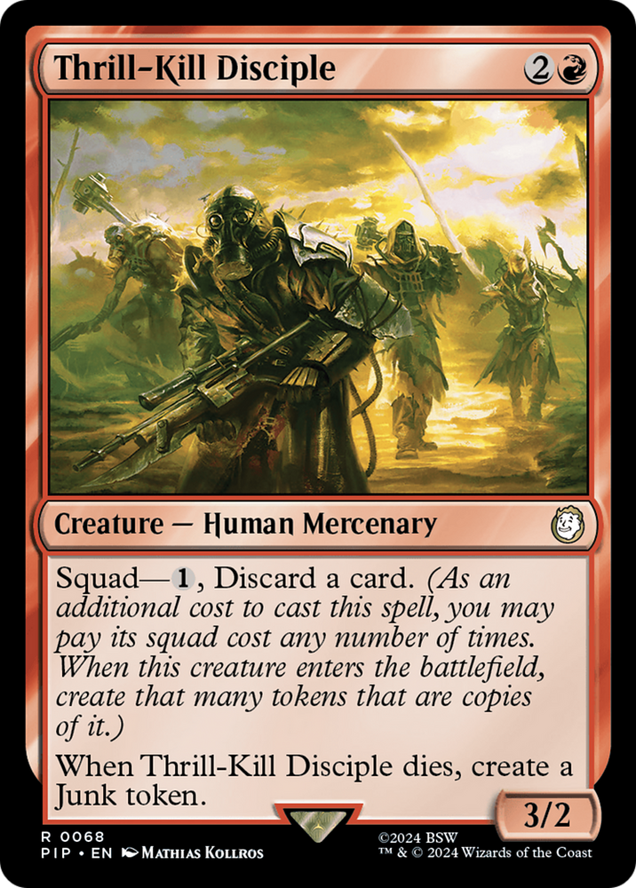 Thrill-Kill Disciple [Fallout] Magic: The Gathering