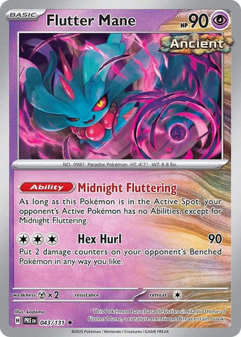Flutter Mane (043/131) [Scarlet & Violet: Prismatic Evolutions] Pokémon