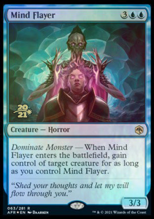 Mind Flayer [Dungeons & Dragons: Adventures in the Forgotten Realms Prerelease Promos] Magic: The Gathering