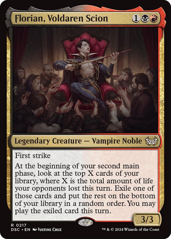 Florian, Voldaren Scion [Duskmourn: House of Horror Commander] Magic: The Gathering