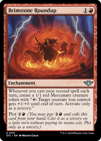 Brimstone Roundup [Outlaws of Thunder Junction] Magic: The Gathering