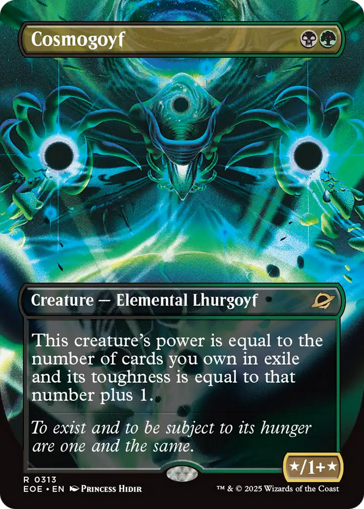 Cosmogoyf (Borderless) [Edge of Eternities] Magic: The Gathering
