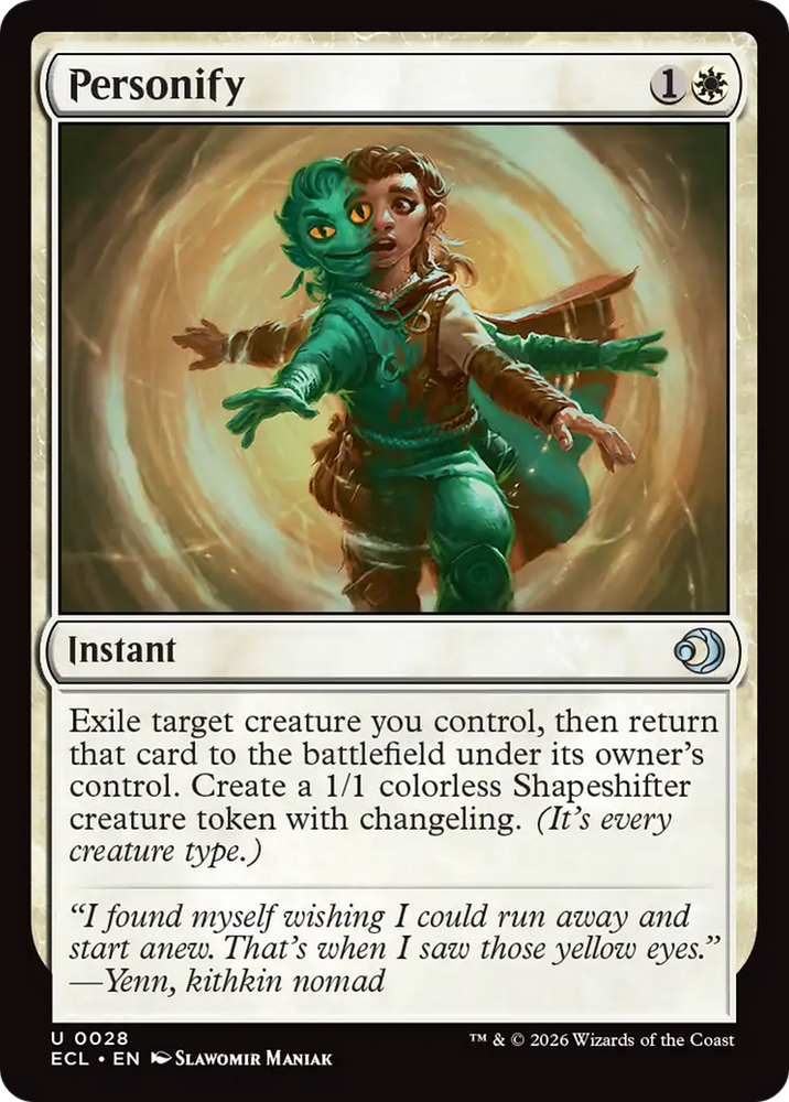 Personify [Lorwyn Eclipsed] Magic: The Gathering