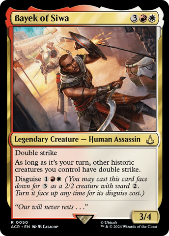 Bayek of Siwa [Assassin's Creed] Magic: The Gathering