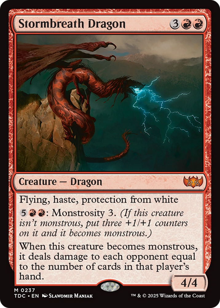 Stormbreath Dragon [Tarkir: Dragonstorm Commander] Magic: The Gathering