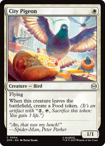 City Pigeon [Marvel's Spider-Man] Magic: The Gathering