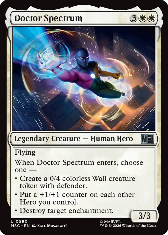 Doctor Spectrum [Marvel Super Heroes Commander] Magic: The Gathering