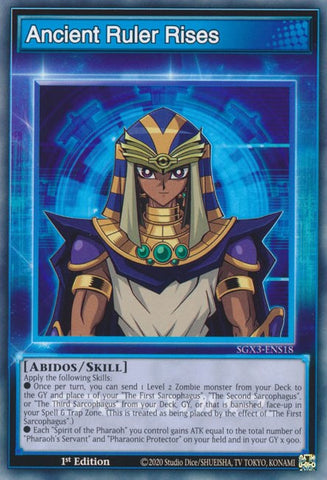 Ancient Ruler Rises [SGX3-ENS18] Common Yu-Gi-Oh!