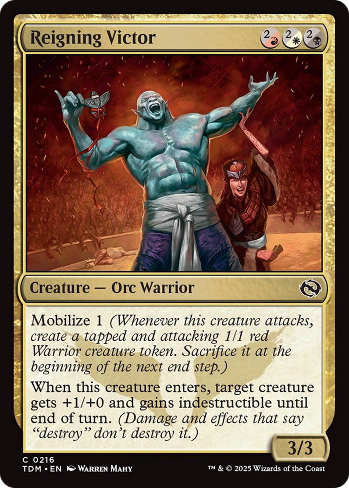 Reigning Victor [Tarkir: Dragonstorm] Magic: The Gathering